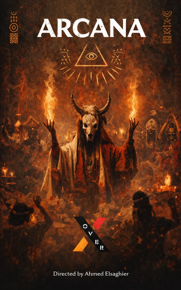 Official poster for Arcana, directed by Ahmed Elsaghier