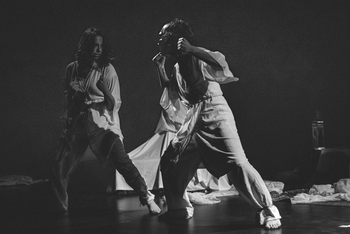 Contemporary dance duo